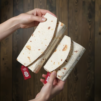 Funny Foldable Burrito-Style Wallet