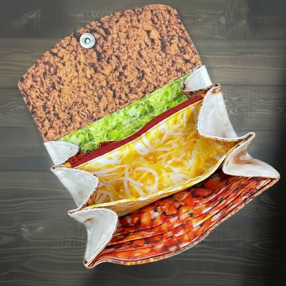 Funny Foldable Burrito-Style Wallet
