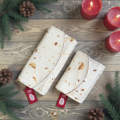 Funny Foldable Burrito-Style Wallet