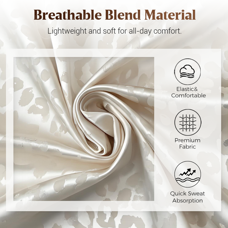 Women's Elegant Leopard Print Tie-Waist Dress