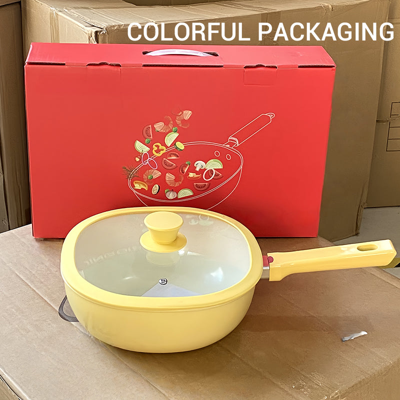 Ceramic Nonstick Frying Pan Skillet with Lid