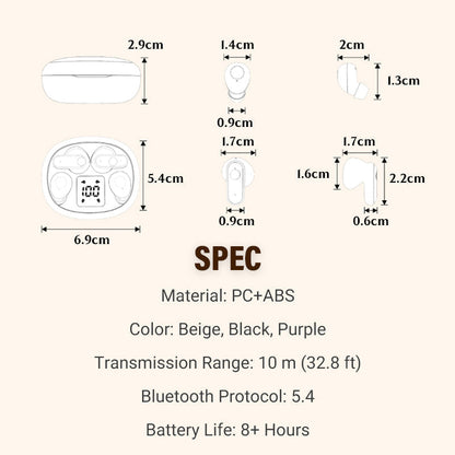 🥳2026 HOT SALE🥳💞50K+ SOLD!🎧 🔋 Dual Earbuds with LED Case – Grab & Go. 🚀📞