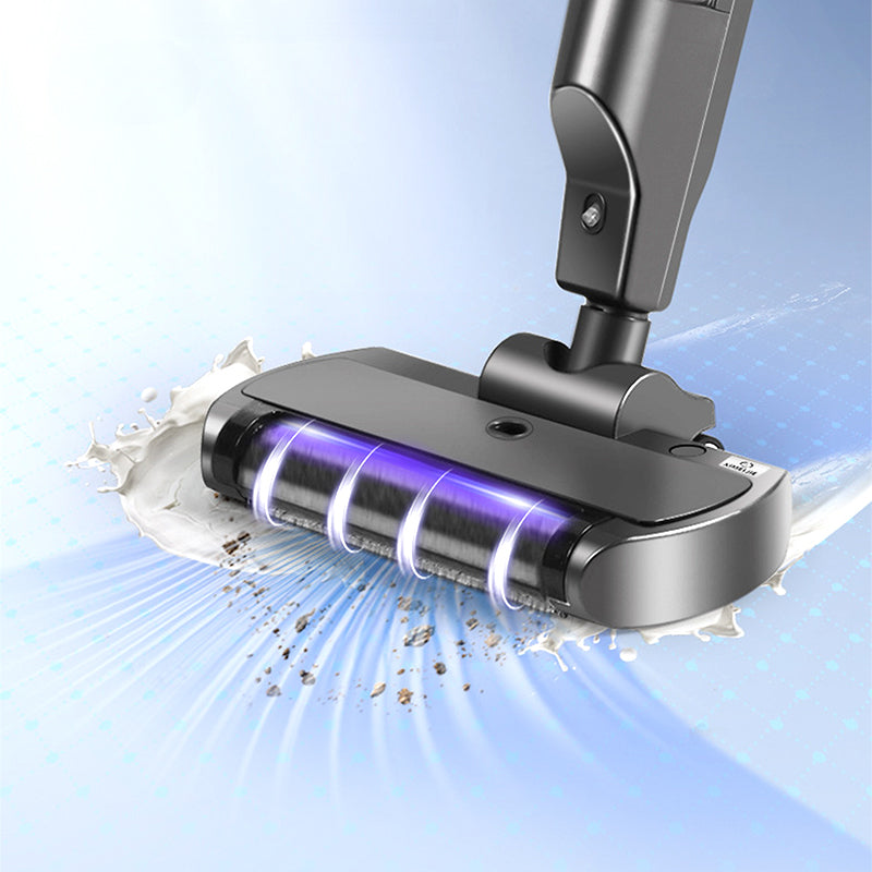 Wet and dry vacuum cleaner Self-cleaning Cordless Floor cleaner Lightweight mop for hard floors Pet hair Food scraps All-around cleaning without outlet