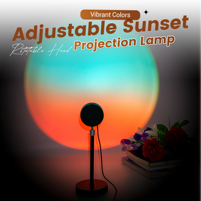 Adjustable Sunset Projection Lamp