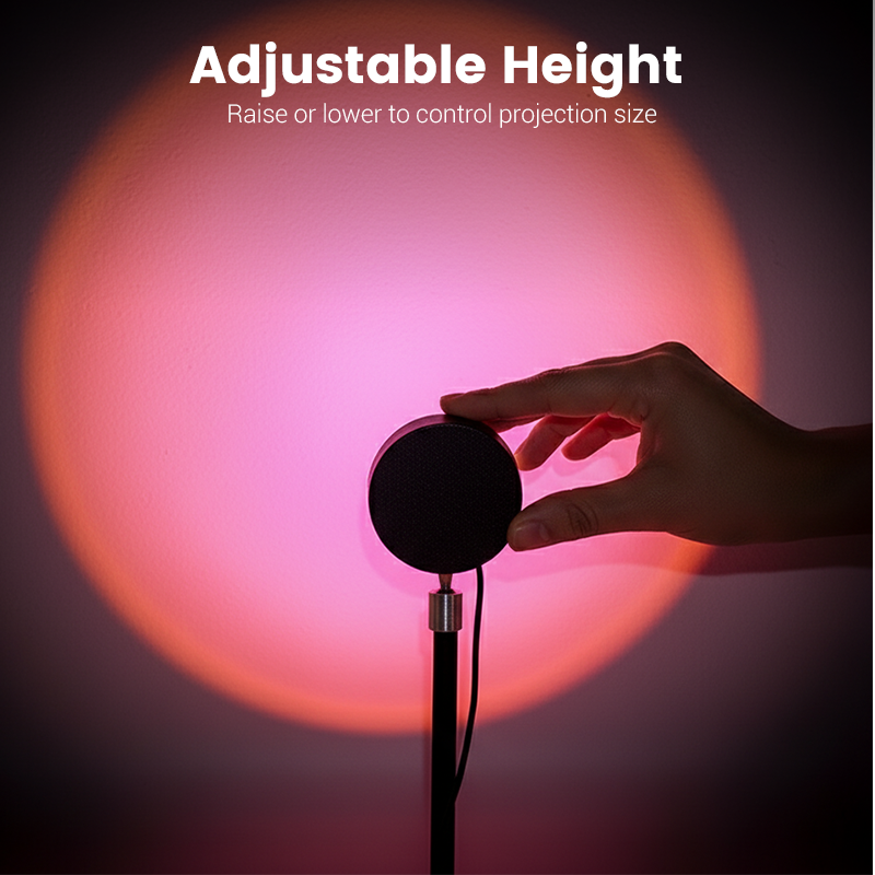 Adjustable Sunset Projection Lamp