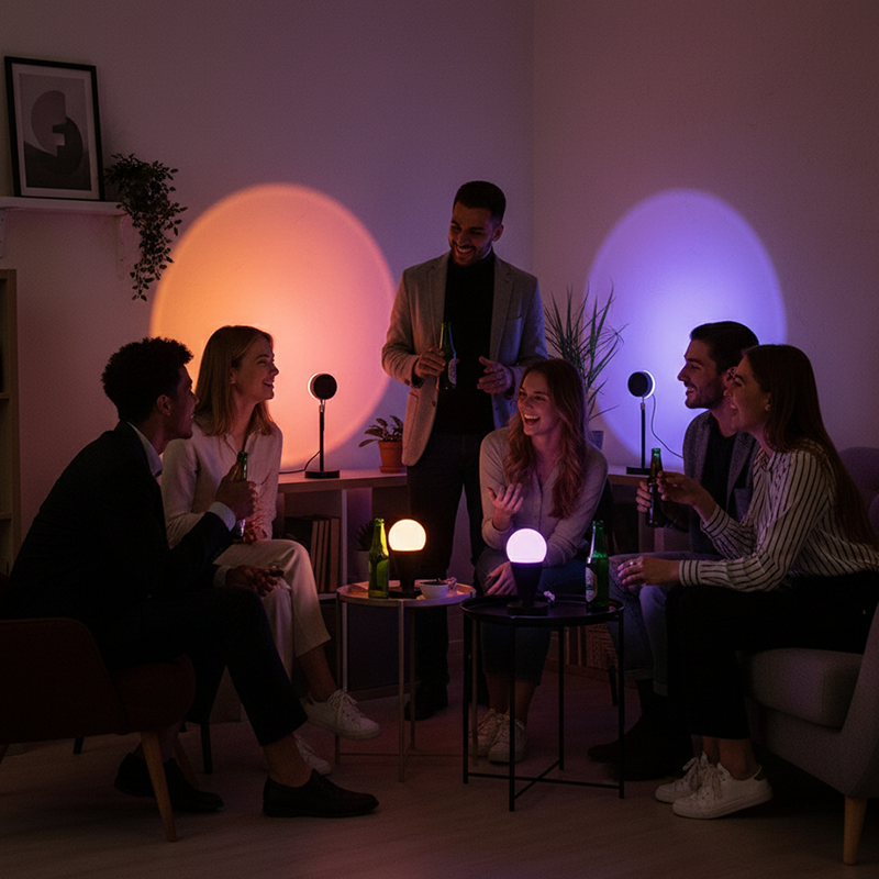 Adjustable Sunset Projection Lamp