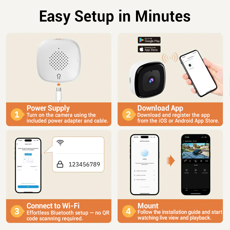 Smart Wireless HD Security Camera