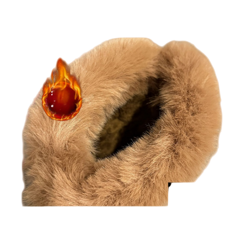 Women's Platform Snow Boots with Bow Detail