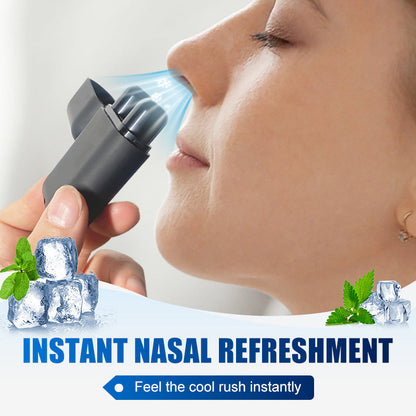 👃 BUY 1 GET 1 FREE! 🌿 Aromatherapy Double Nasal Inhaler – Instant Wake-Up, Fights Drowsiness & Refreshing Scent 🍃