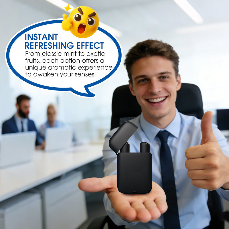 👃 BUY 1 GET 1 FREE! 🌿 Aromatherapy Double Nasal Inhaler – Instant Wake-Up, Fights Drowsiness & Refreshing Scent 🍃