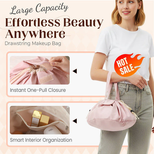 Large Capacity Drawstring Makeup Bag