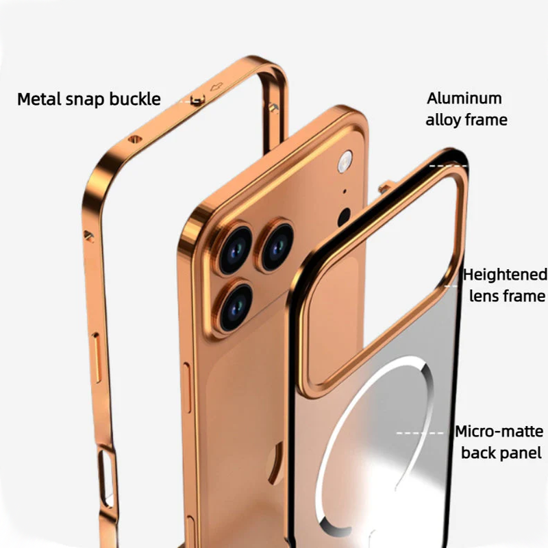 Magnetic Cooling Case with Alloy Slide-Lock Frame