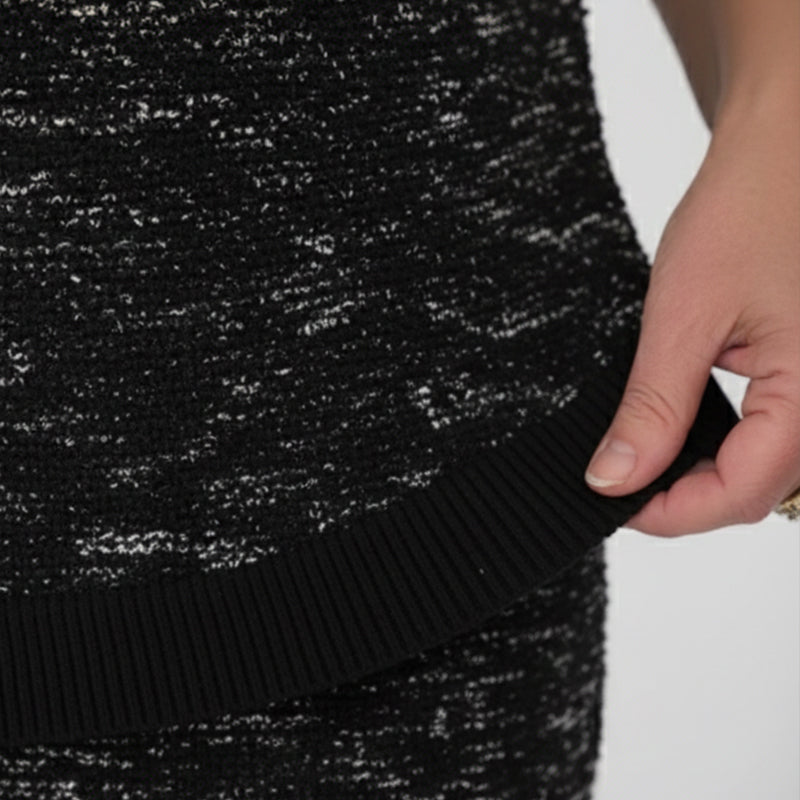 Women's Elegant Sleeveless Blouse & Skirt 2-Piece Set