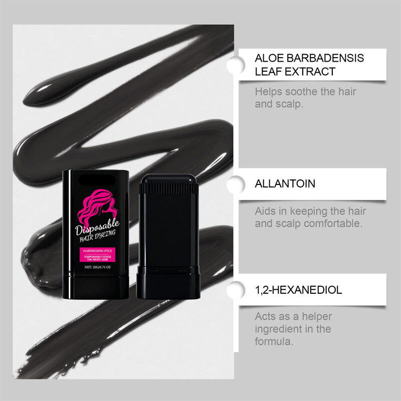 Waterproof Hair Color Stick With Comb