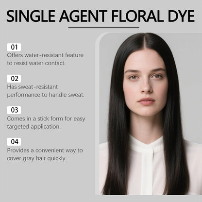 Waterproof Hair Color Stick With Comb