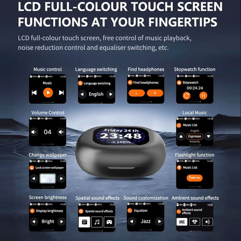 Bluetooth Ear Earbuds with Ear Hooks