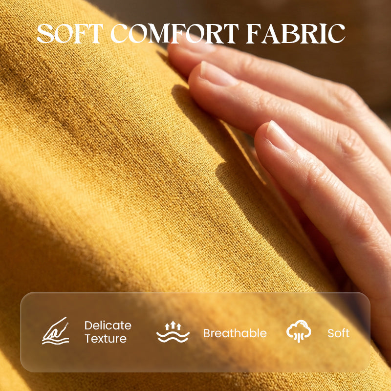 👗Women's Loose Fit Round Neck Midi Dress with Pockets-Effortless Comfort & Everyday Elegance✨