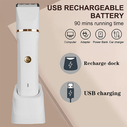 3-in-1 Electric Beard Trimmer with Base