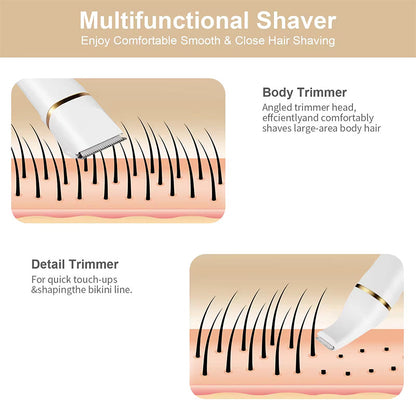 3-in-1 Electric Beard Trimmer with Base