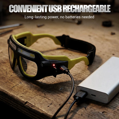 ⏳Limited-time 49% off⏰Rechargeable LED Glasses Headlamp