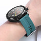 22mm Silicone Watch Strap + Leather Watch Strap