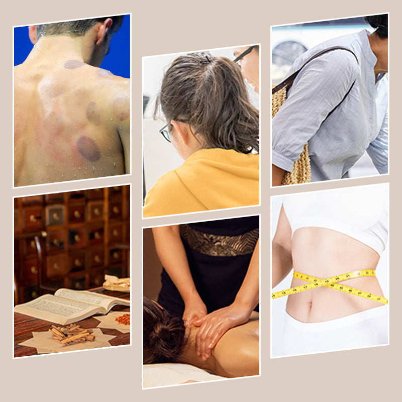 Electric Cupping Therapy Massager & Meridian Brush Set