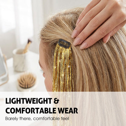 Sparkling Clip-in Hair Tinsel