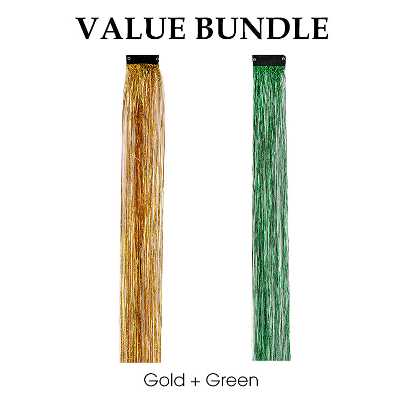 Sparkling Clip-in Hair Tinsel