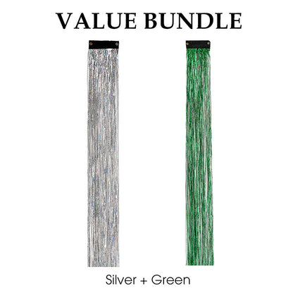 Sparkling Clip-in Hair Tinsel