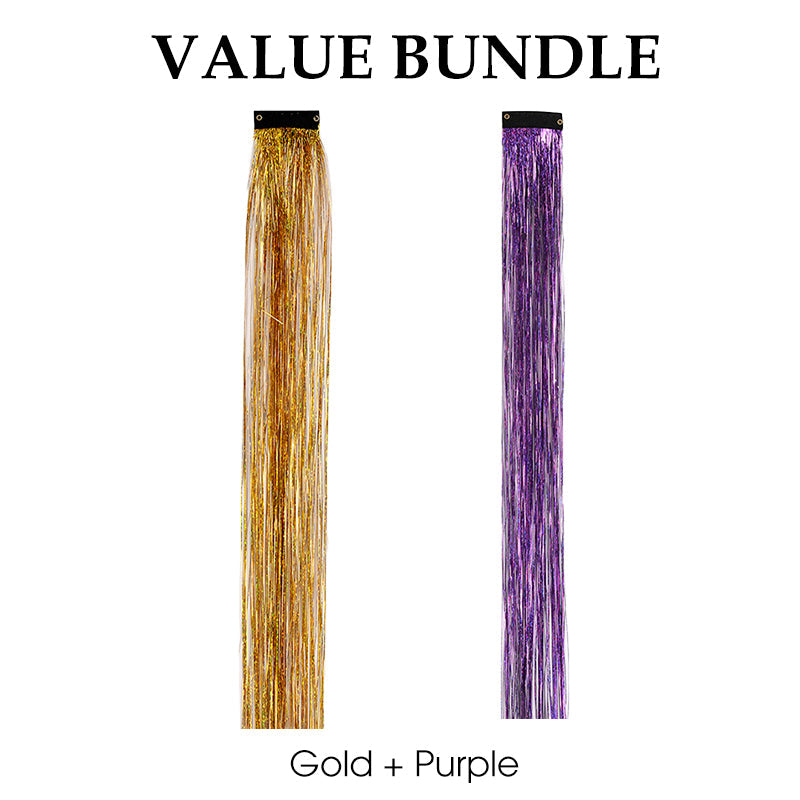 Sparkling Clip-in Hair Tinsel