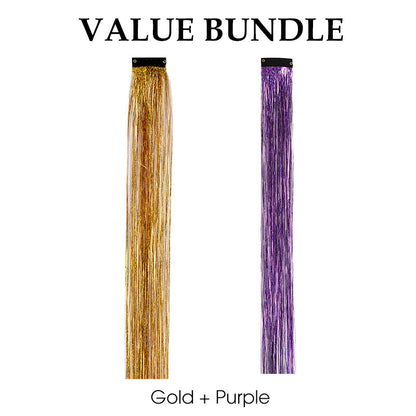 Sparkling Clip-in Hair Tinsel