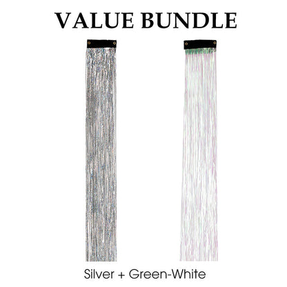 Sparkling Clip-in Hair Tinsel