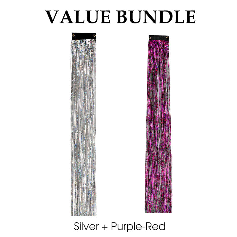 Sparkling Clip-in Hair Tinsel