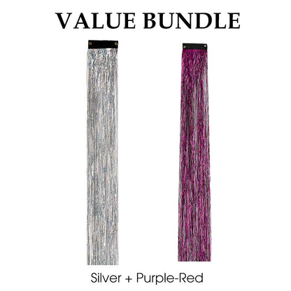 Sparkling Clip-in Hair Tinsel