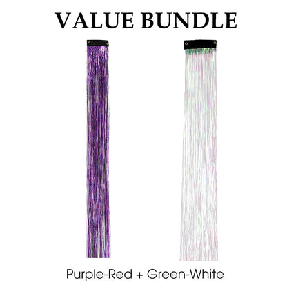 Sparkling Clip-in Hair Tinsel