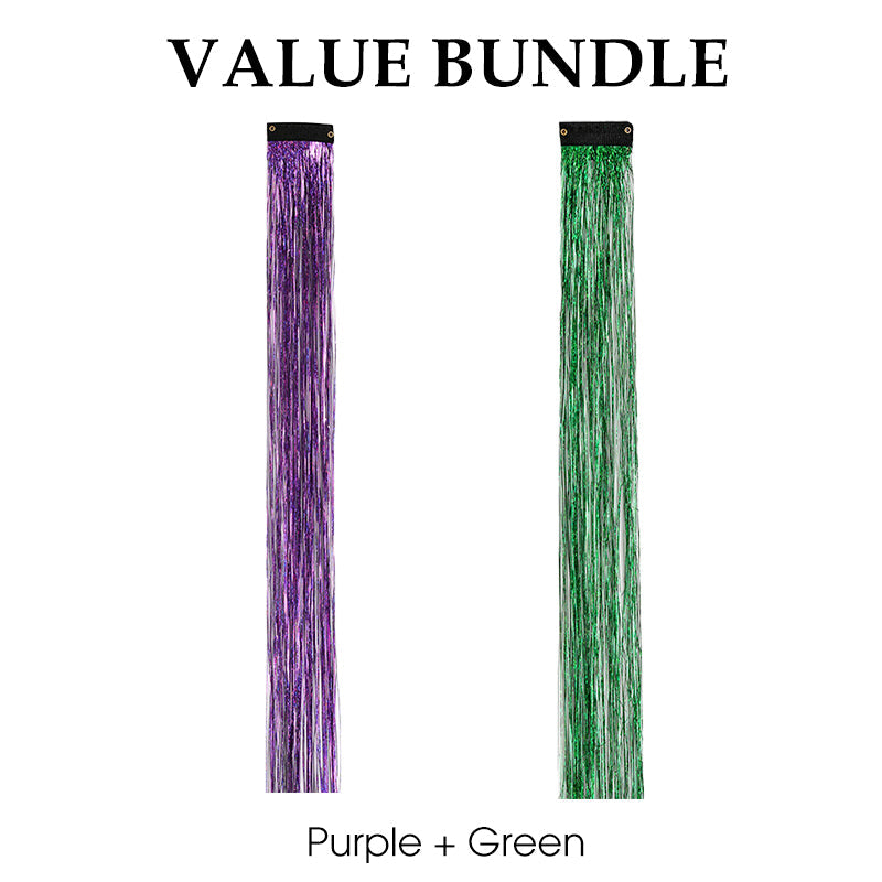 Sparkling Clip-in Hair Tinsel