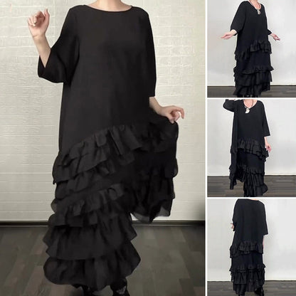 ⏳Time-Limited Special⏰Oversized Ruffle Layered Flowy Dress👗