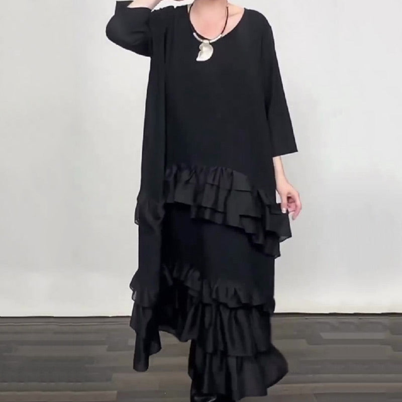 ⏳Time-Limited Special⏰Oversized Ruffle Layered Flowy Dress👗