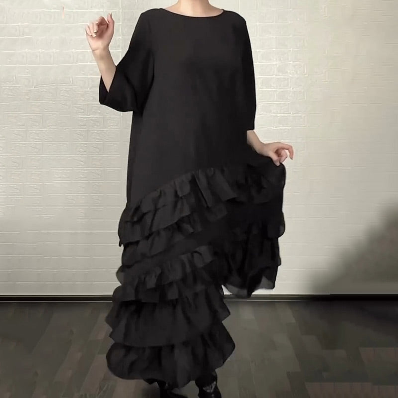 ⏳Time-Limited Special⏰Oversized Ruffle Layered Flowy Dress👗