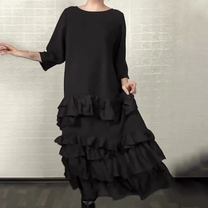 ⏳Time-Limited Special⏰Oversized Ruffle Layered Flowy Dress👗