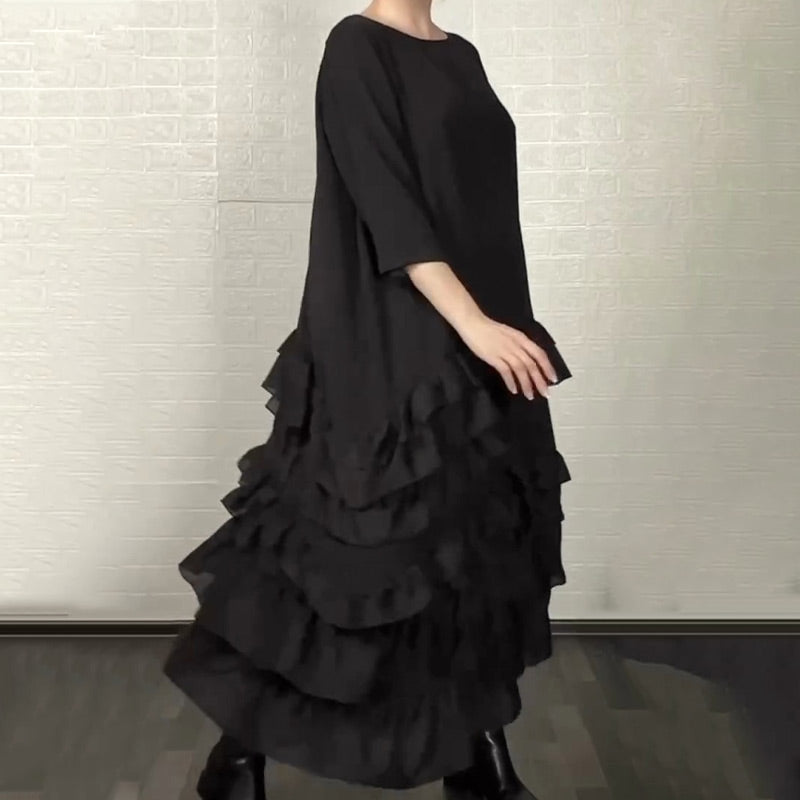 ⏳Time-Limited Special⏰Oversized Ruffle Layered Flowy Dress👗