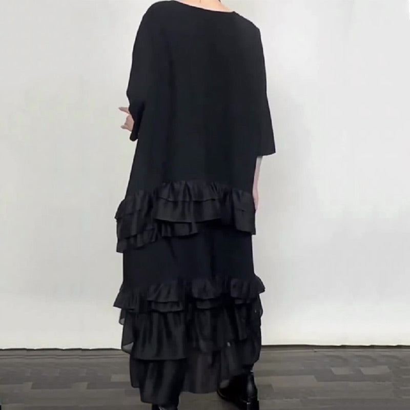 ⏳Time-Limited Special⏰Oversized Ruffle Layered Flowy Dress👗
