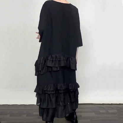 ⏳Time-Limited Special⏰Oversized Ruffle Layered Flowy Dress👗