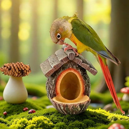 🔥60% OFF! 🐦 2026 NEW ARRIVALS – Outdoor Bird Feeder with Realistic Tree Stump Design | Garden Decor & Wildlife Sanctuary in One! 🌿✨