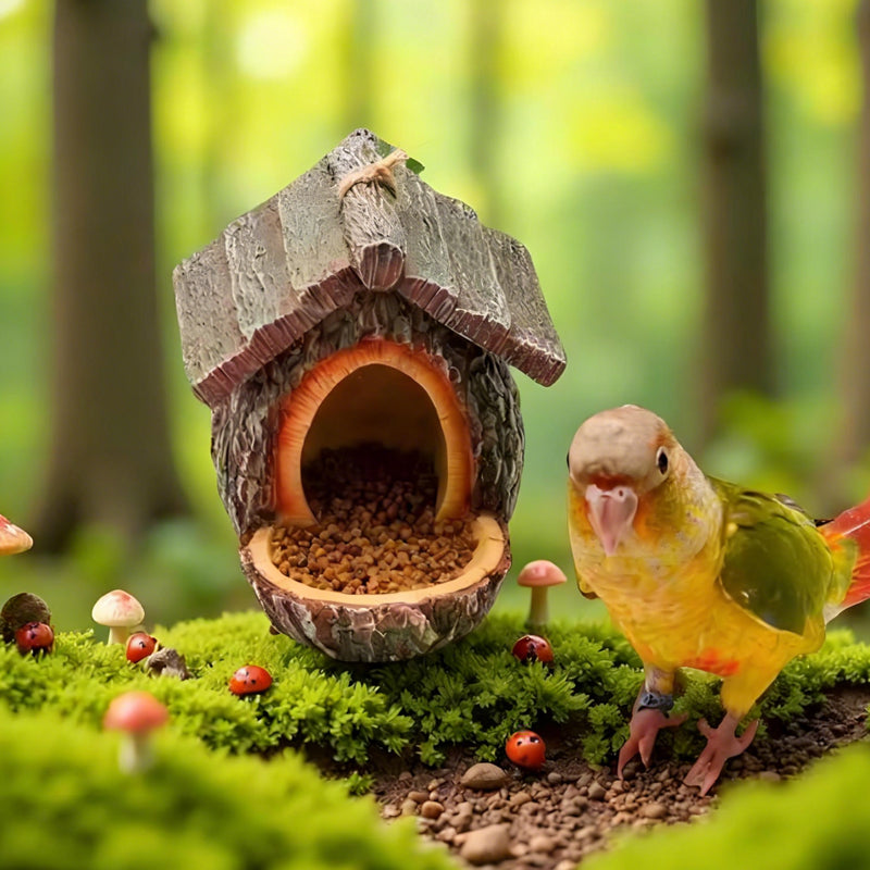 🔥60% OFF! 🐦 2026 NEW ARRIVALS – Outdoor Bird Feeder with Realistic Tree Stump Design | Garden Decor & Wildlife Sanctuary in One! 🌿✨