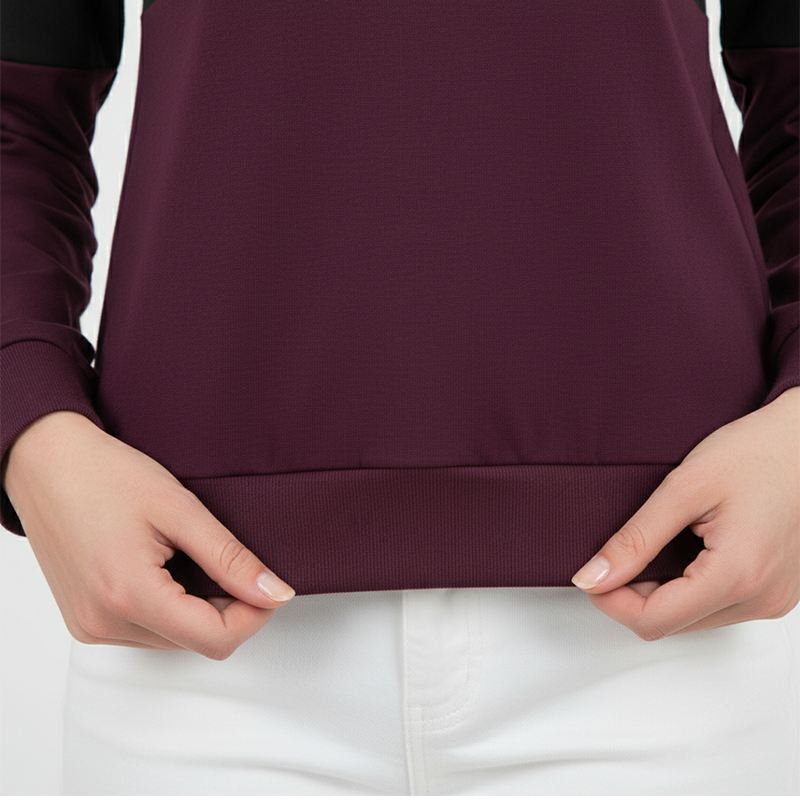 Women's Color-Block Hooded Sweatshirt & Pants 2-Piece Set