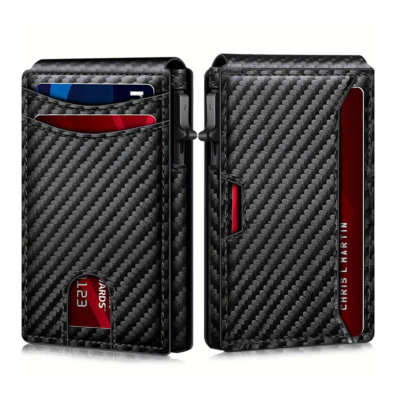 Minimalist Men’s Slim Wallet with RFID Blocking