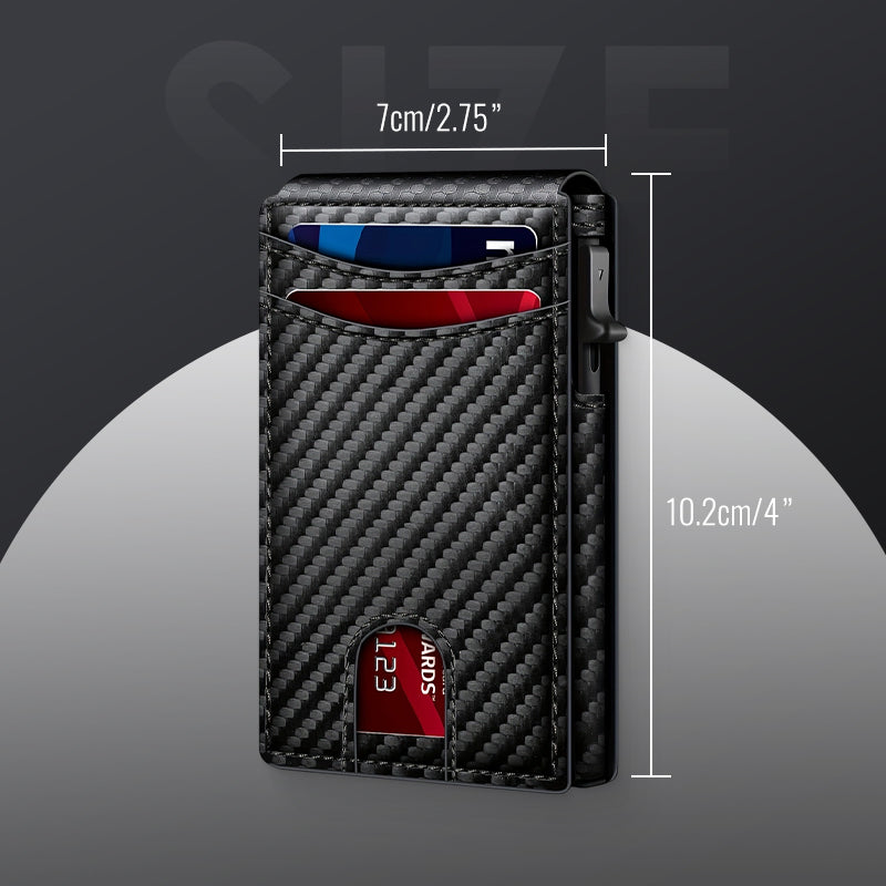 Minimalist Men’s Slim Wallet with RFID Blocking