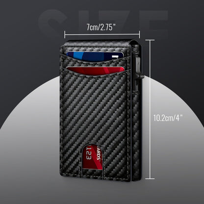 Minimalist Men’s Slim Wallet with RFID Blocking