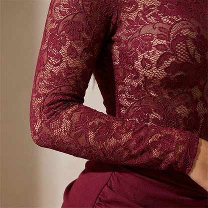 Women's Sexy Lace Patchwork Bodycon Dress